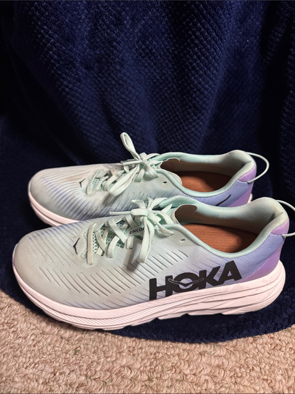 Hoka Women's Mint Green Running Shoes- RinCon3